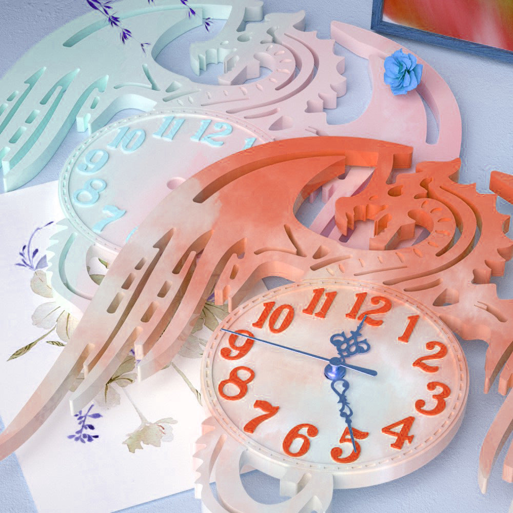 Digital Clock Decoration Resin Silicone Mold