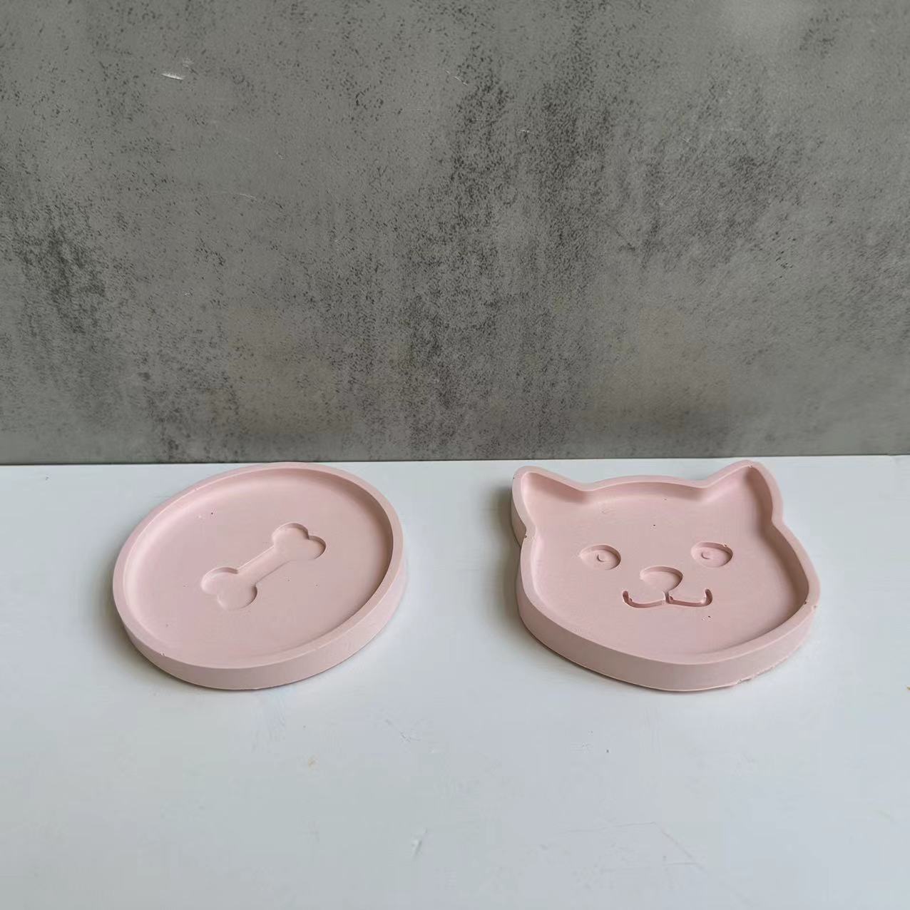 Cat Bone Pet Coaster Silicone Mould
