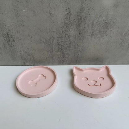 Cat Bone Pet Coaster Silicone Mould