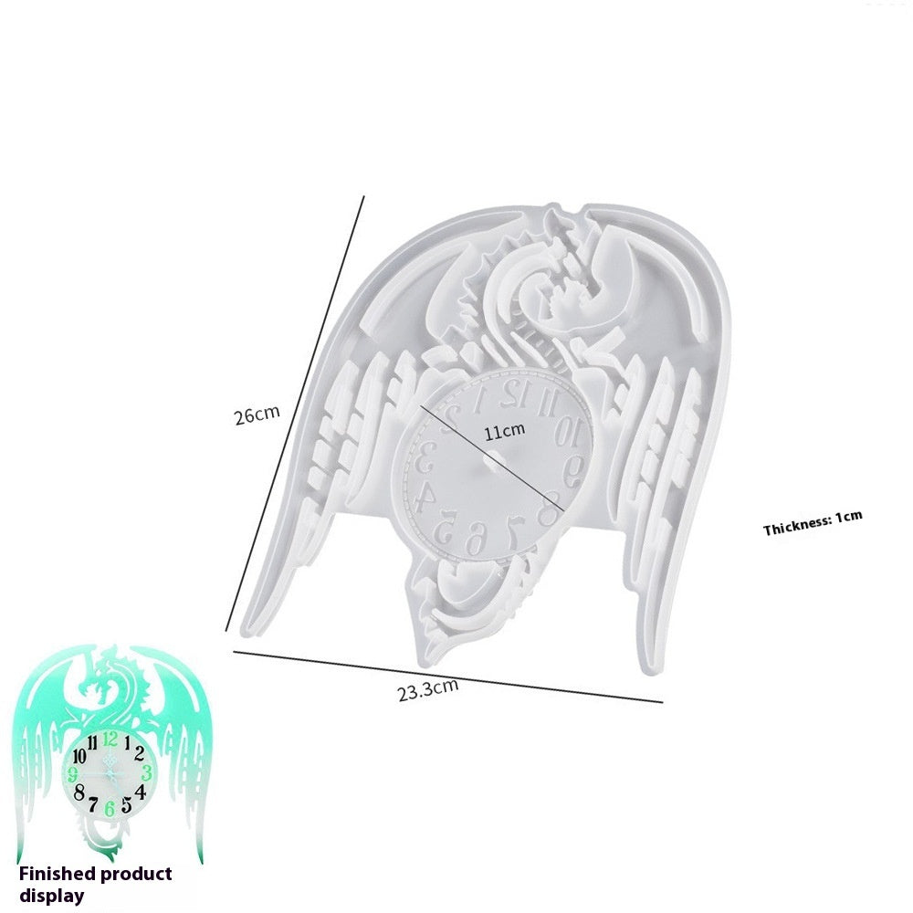 Digital Clock Decoration Resin Silicone Mold