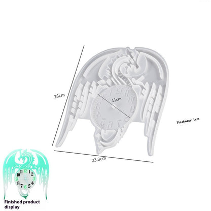 Digital Clock Decoration Resin Silicone Mold