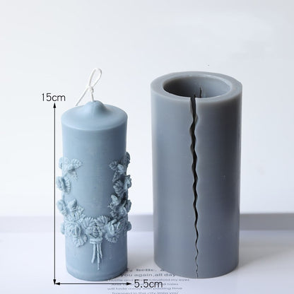 Silicone mould for scented candle