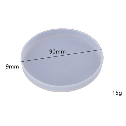 Epoxy Resin Coaster Round Coaster Silicone Mirror Mold
