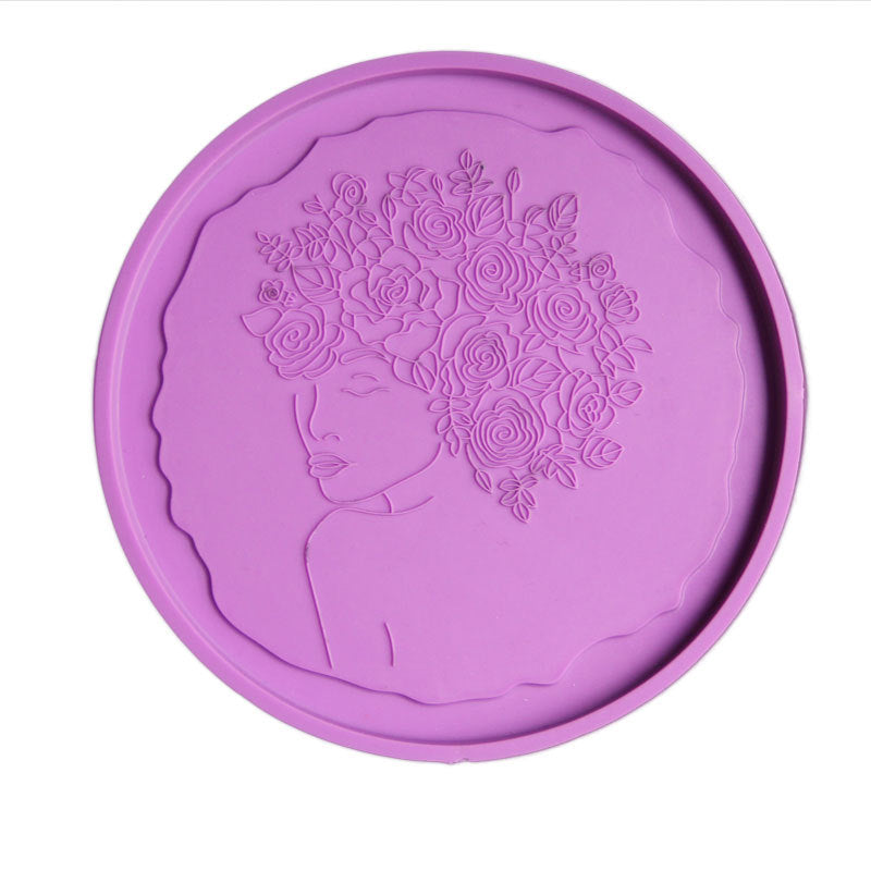 Silicone Mold For Flower Beauty Coaster