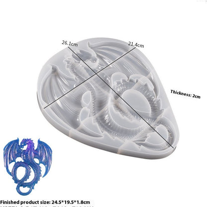 Digital Clock Decoration Resin Silicone Mold