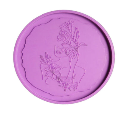 Silicone Mold For Flower Beauty Coaster