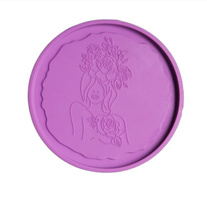 Silicone Mold For Flower Beauty Coaster